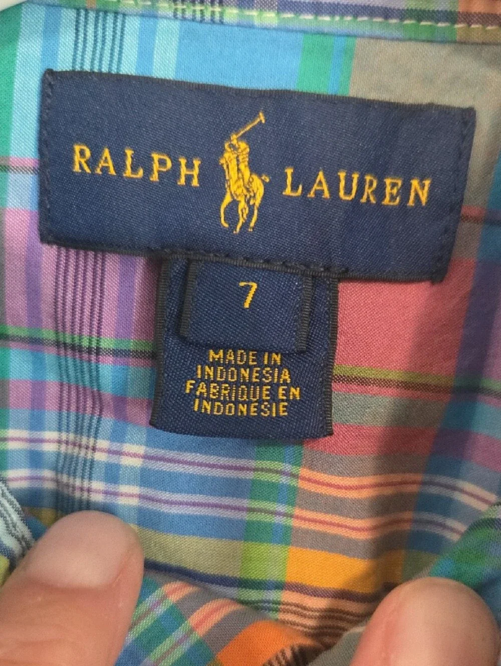 Ralph Lauren Multicolor Plaid Button-Down Shirt - Boy's